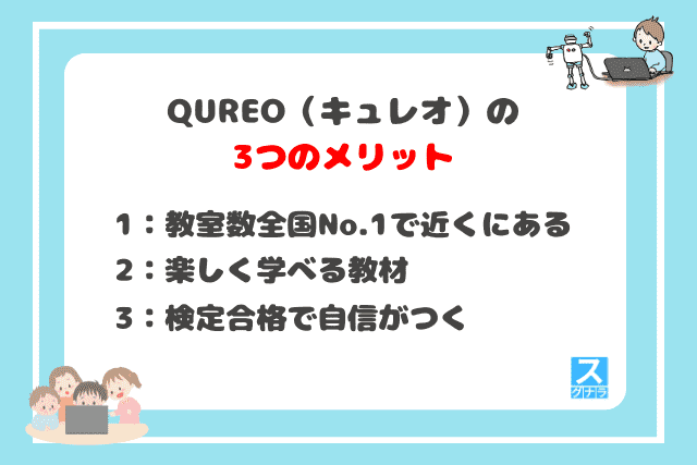 QUREO（キュレオ）の3つのメリット