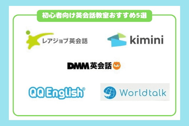 初心者向け英会話教室おすすめ5選