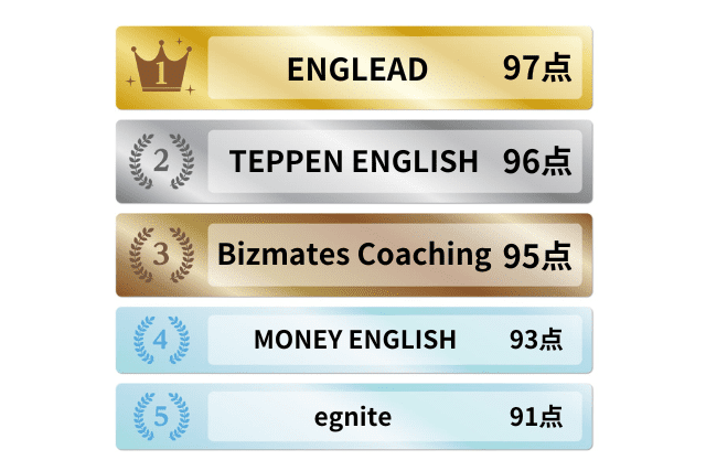 オンライン特化の英語コーチングおすすめ5選ランキング