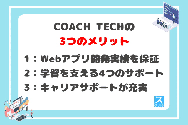 COACH TECHの3つのメリット