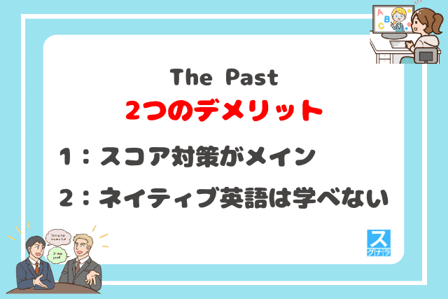 The Pastの2つのデメリット