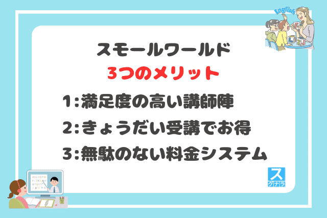 スモールワールドの3つのメリット